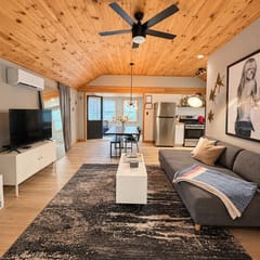 Modern Pocono Cabin - Firepit & Sunroom