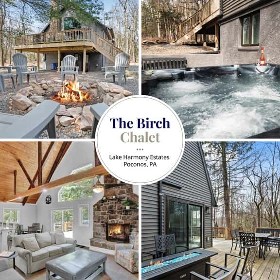 The Birch Chalet: Hot Tub, Fire Pits & Lake Access - Image 1