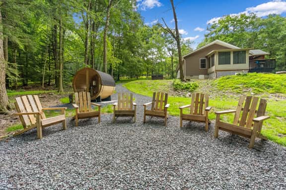 Poconos Cabin w/ Hot Tub, Sauna, Fire Pit & Grill - Image 4